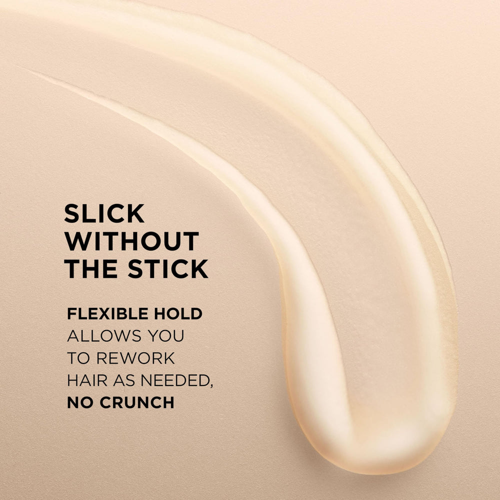 L'Oreal Paris finished slicked-back ponytail showcasing polished shine