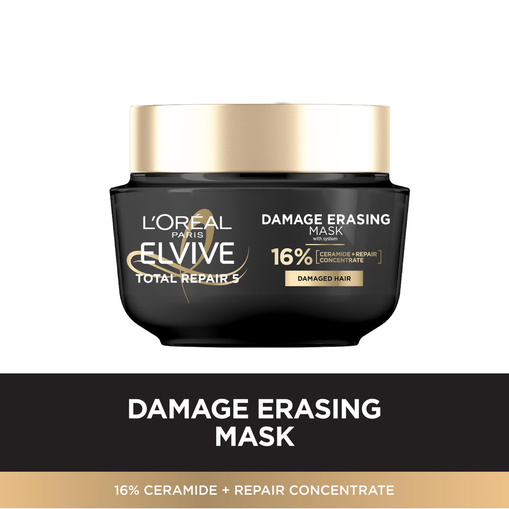 L'Oreal Paris applying balm on mid-lengths to repair and smooth hair