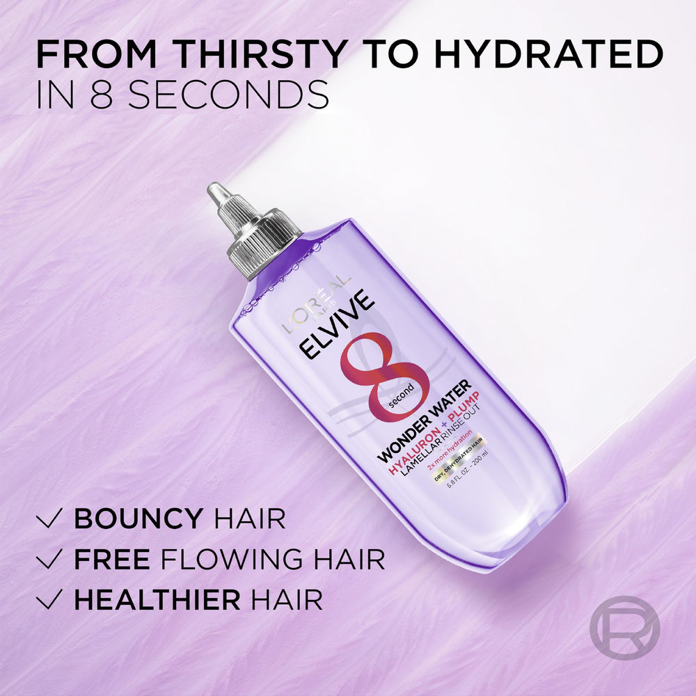 L'Oreal Paris Wonder Water pictured with matching shampoo and conditioner for routine