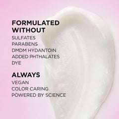 L'Oreal Paris bottle next to a measuring cup showing 6.8 fl oz scale