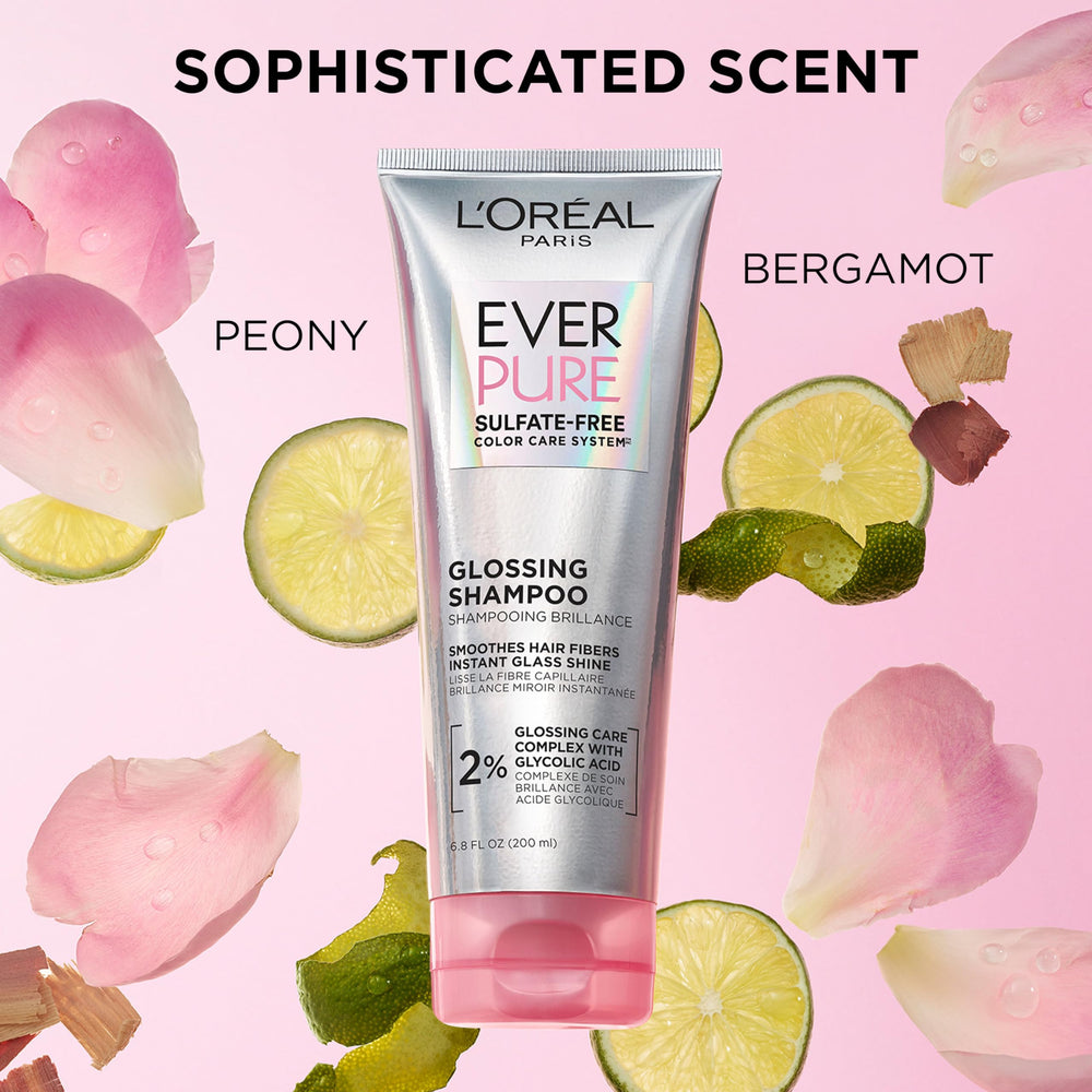 L'Oreal Paris conditioner shown with matching shampoo and mask set