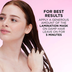 L'Oreal Paris mask styled on bathroom shelf showing daily routine use
