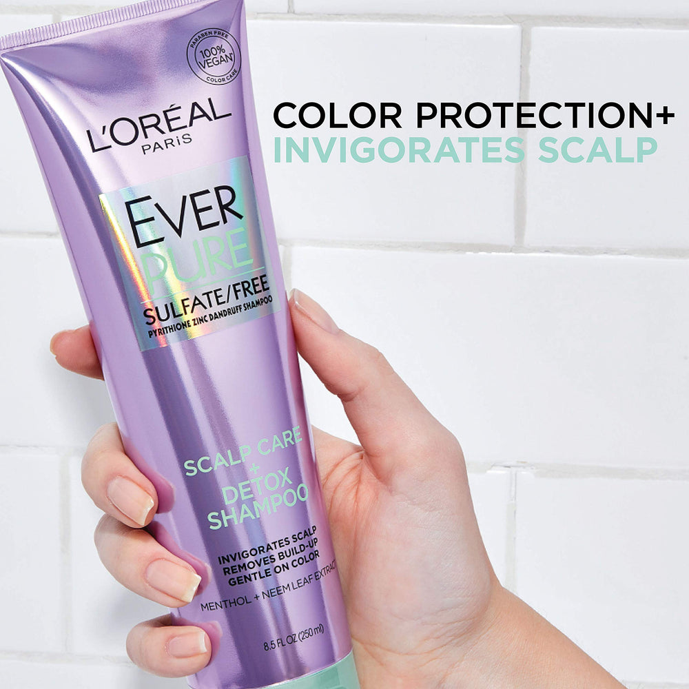 L'Oreal menthol and neem ingredients highlighting scalp-refresh benefit