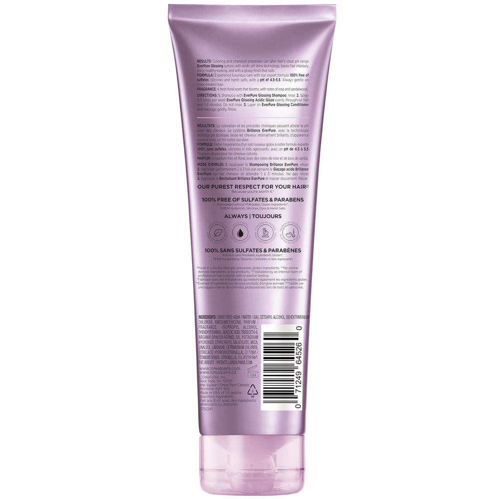 L'Oreal Paris EverPure lifestyle scene with rose and sandalwood fragrance cues
