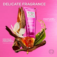 L'Oreal Paris shampoo and conditioner pair illustrating a full smoothing routine