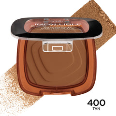 L'Oreal Paris bronzer swatch on arm shows buildable natural warmth