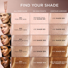 L'Oreal Paris label close-up displaying shade 904 Deep and product name