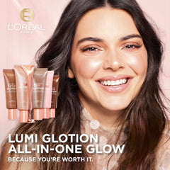 L'Oreal Paris product blended on cheekbone to highlight features