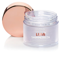 L'Oreal Paris LUMI Shimmerista Moonlight front packaging showing product and compact benefit glow