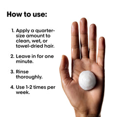 L'Oréal Professionnel Paris jar in hand demonstrating true size and easy use