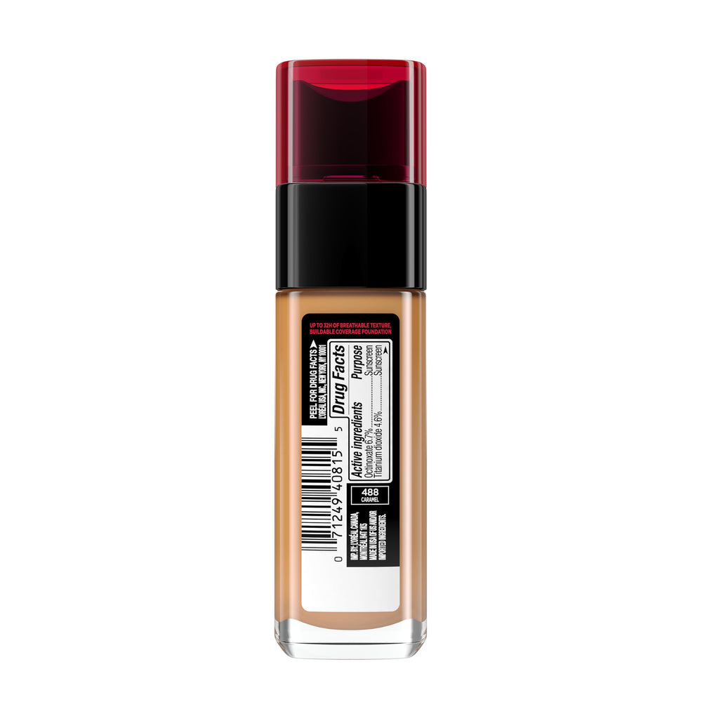 L'Oreal Paris blended foundation on cheek showing natural, even complexion improvement