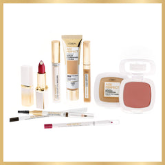 L'Oreal Paris Age Perfect primer paired with foundation illustrating smoother makeup finish benefit