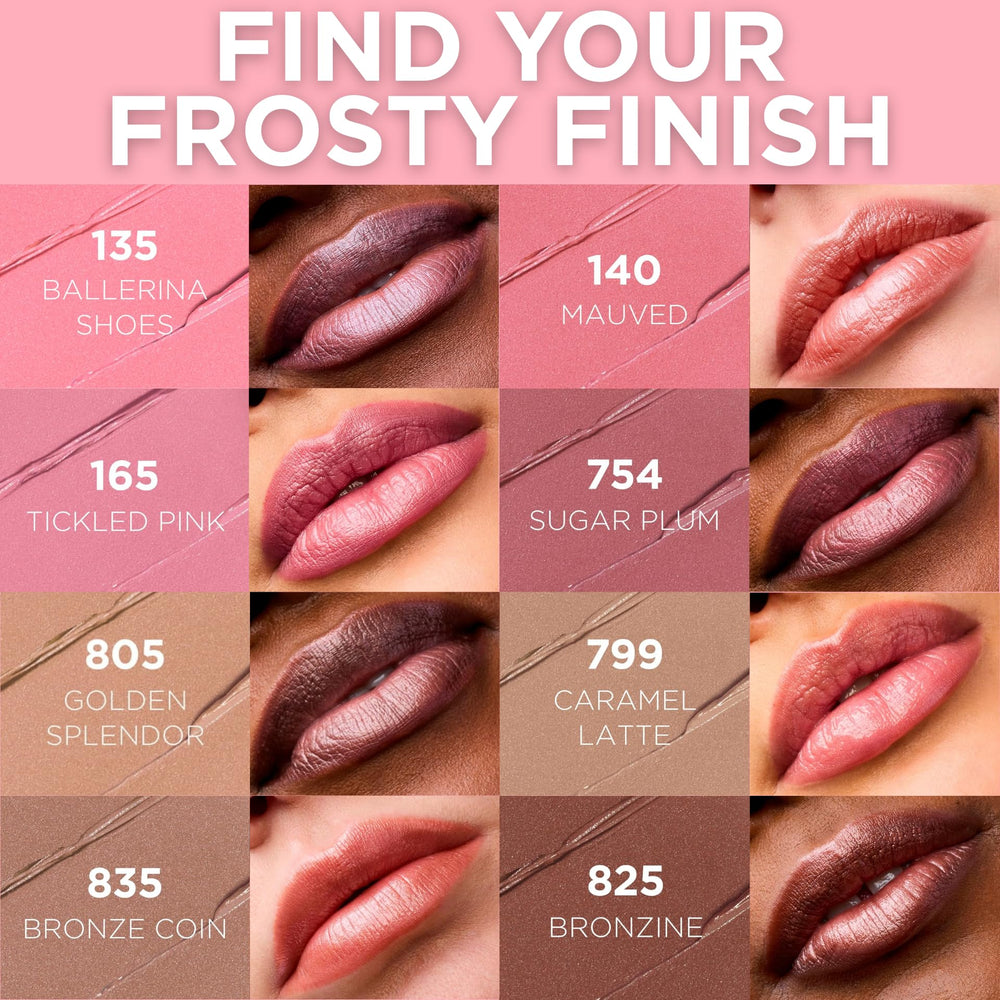 L'Oreal Paris close-up of lipstick being applied demonstrating creamy hydration