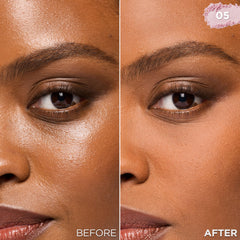 L'Oreal Paris open jar showing loose powder and sifter for control