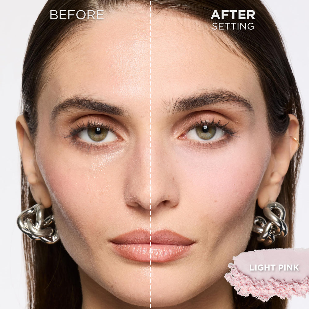 L'Oreal Paris open sifter revealing ultrafine powder and control