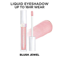 L'Oreal Paris liquid texture close-up highlighting lightweight shimmer for smooth finish