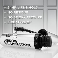 L'Oreal Paris angled applicator detail for precise upward brow strokes