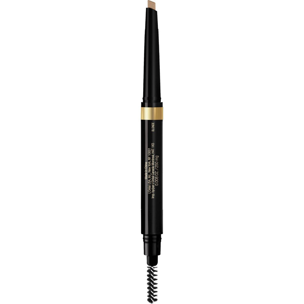 L'Oreal Paris blonde shade swatches on skin demonstrating buildable, natural color