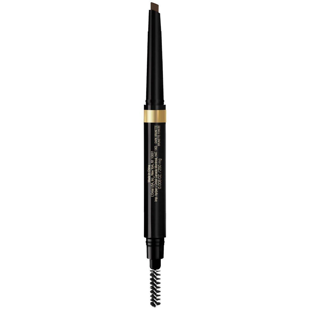 L'Oreal Paris before and after brow comparison showing visible definition