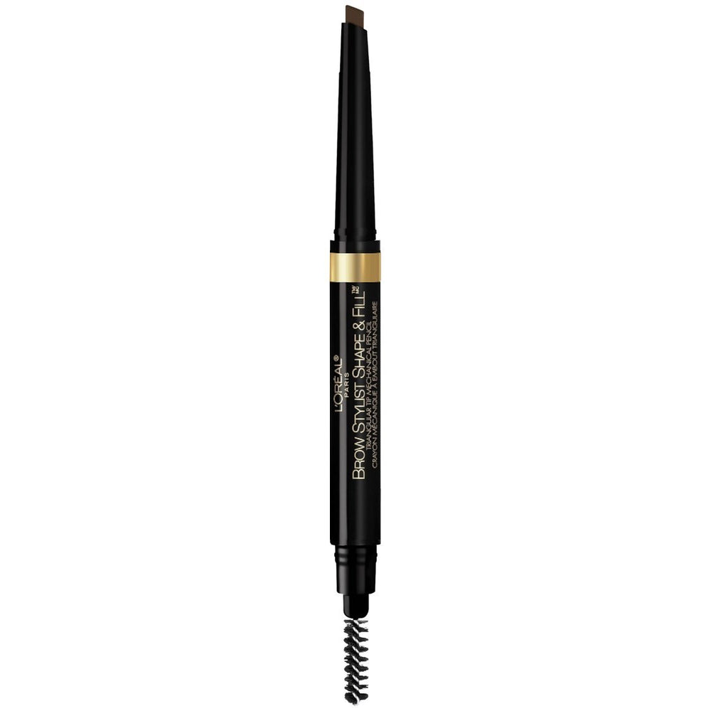 L'Oreal Paris pencil front packaging showing compact brow tool benefits