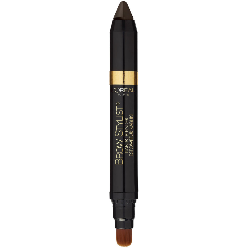 L'Oreal Paris brow crayon in use on eyebrow showing natural fuller look