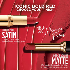 L'Oreal Paris multiple swatches on skin demonstrating long-lasting pigment benefits