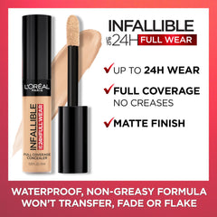 L'Oreal Paris concealer tucked in makeup bag for all-day readiness