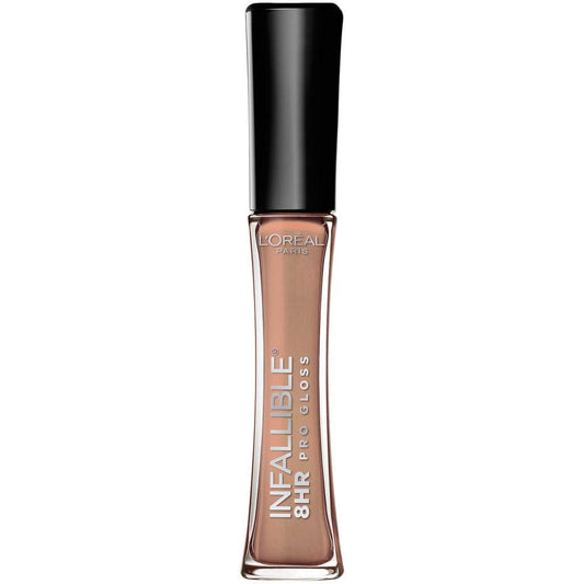 L'Oreal Paris front tube of Coral Sands gloss showing branding and shade
