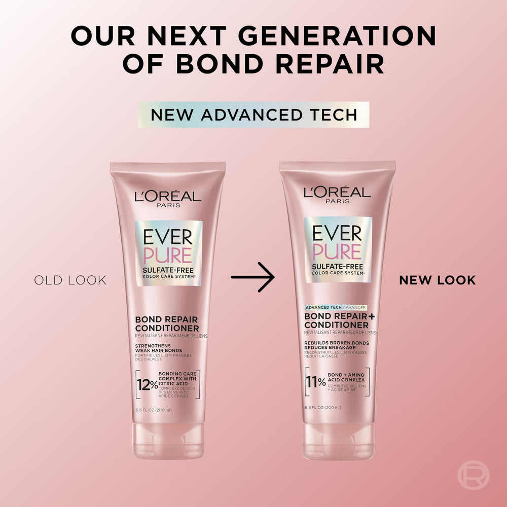 L'Oreal Paris creamy conditioner texture showing hydration and slip