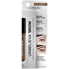 L'Oreal Paris dual-ended angled brush and spoolie detail for precise shaping benefit control