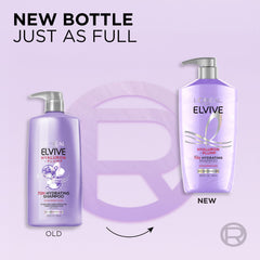 L'Oreal Paris shampoo staged in bathroom lifestyle showing daily routine