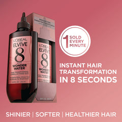 L'Oreal Paris pouring liquid texture close-up demonstrating lightweight, fast-absorbing feel