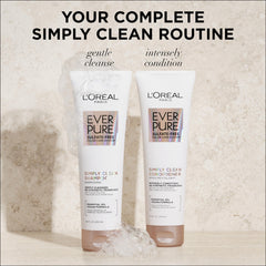 L'Oreal Paris EverPure back label close-up, clarifying ingredients and directions