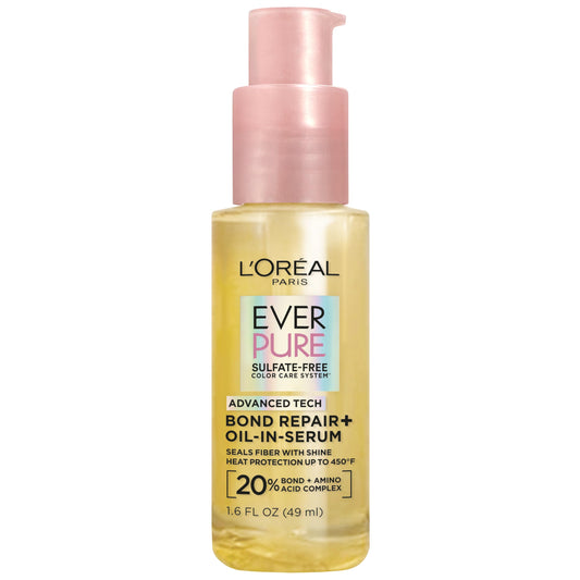 L'Oreal Paris bottle front packaging showing product and benefits