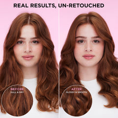 L'Oreal Paris label close-up highlighting glycolic acid benefit