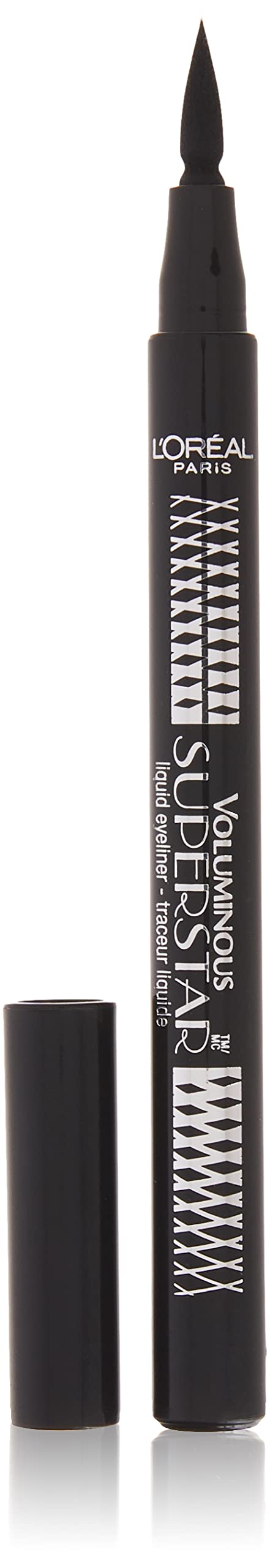 L'Oreal Paris pen front view highlighting easy-grip for steady, accurate application