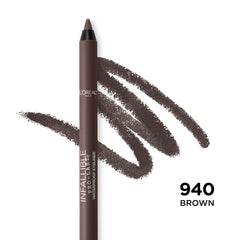 L'Oreal Paris close-up of eyeliner tip showing creamy glide for smooth lines
