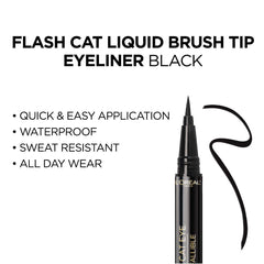 L'Oreal Paris application demo of drawing a wing for fast, precise results