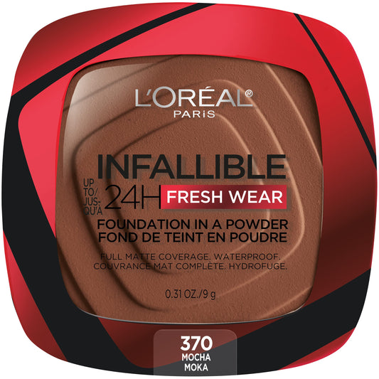 L'Oreal Paris compact front packaging showing shade and branding for easy selection