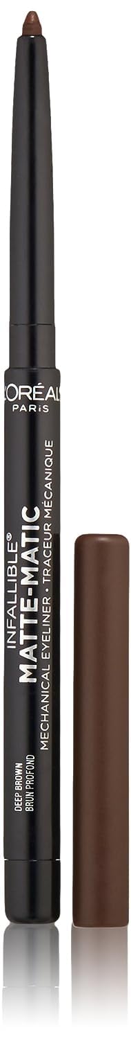 L'Oreal Paris front packaging showing Deep Brown eyeliner and product benefit