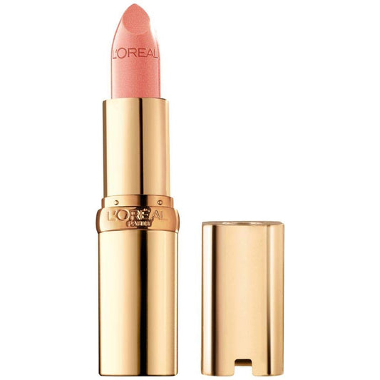 L'Oreal Paris front packaging showing lipstick tube and shade for easy selection