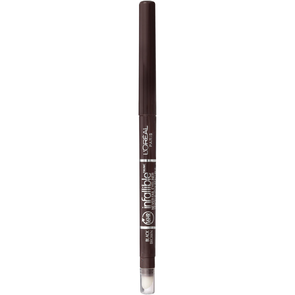 L'Oreal Paris pencil front view showing sleek design and shade