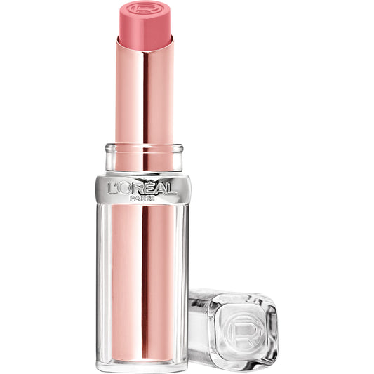 L'Oreal Paris front packaging showing shade label and sleek tube for travel convenience