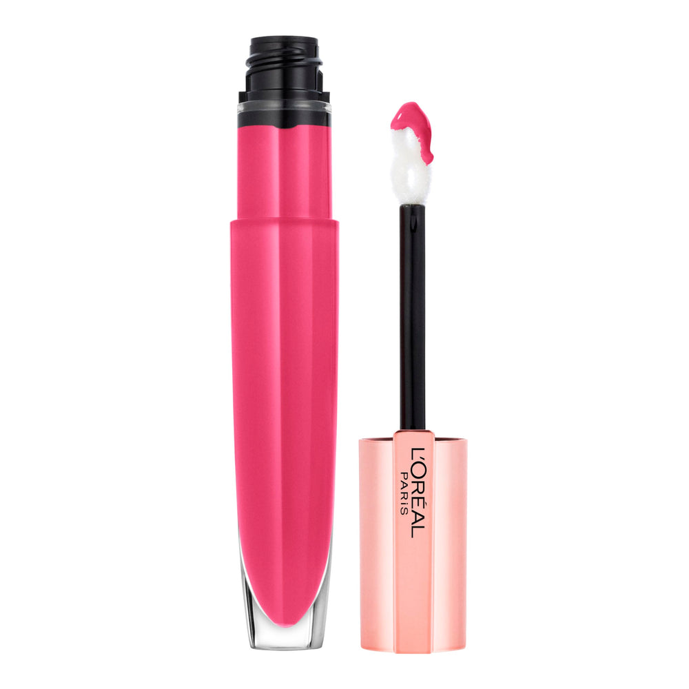 L'Oreal Paris ingredient visual featuring pomegranate and hyaluronic acid benefits