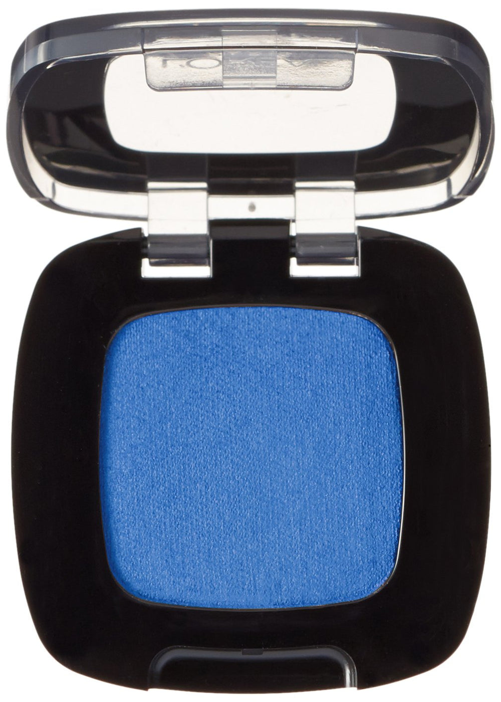 L'Oréal Paris Grand Bleu texture close-up revealing smooth gel-to-powder finish and vivid payoff