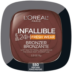 L'Oreal Paris front packaging showing shade and longwear claims for reliable selection
