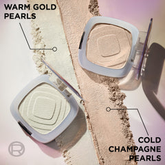 L'Oreal Paris highlighting collarbones to show luminous full-body glow