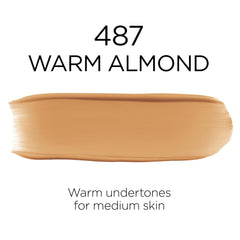 L'Oreal Paris blended foundation on face showing natural finish benefit