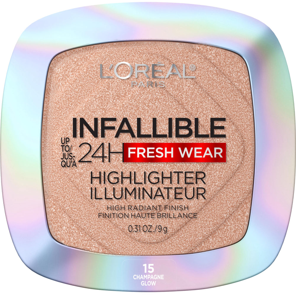L'Oreal Paris front packaging showing compact and shade label for easy selection
