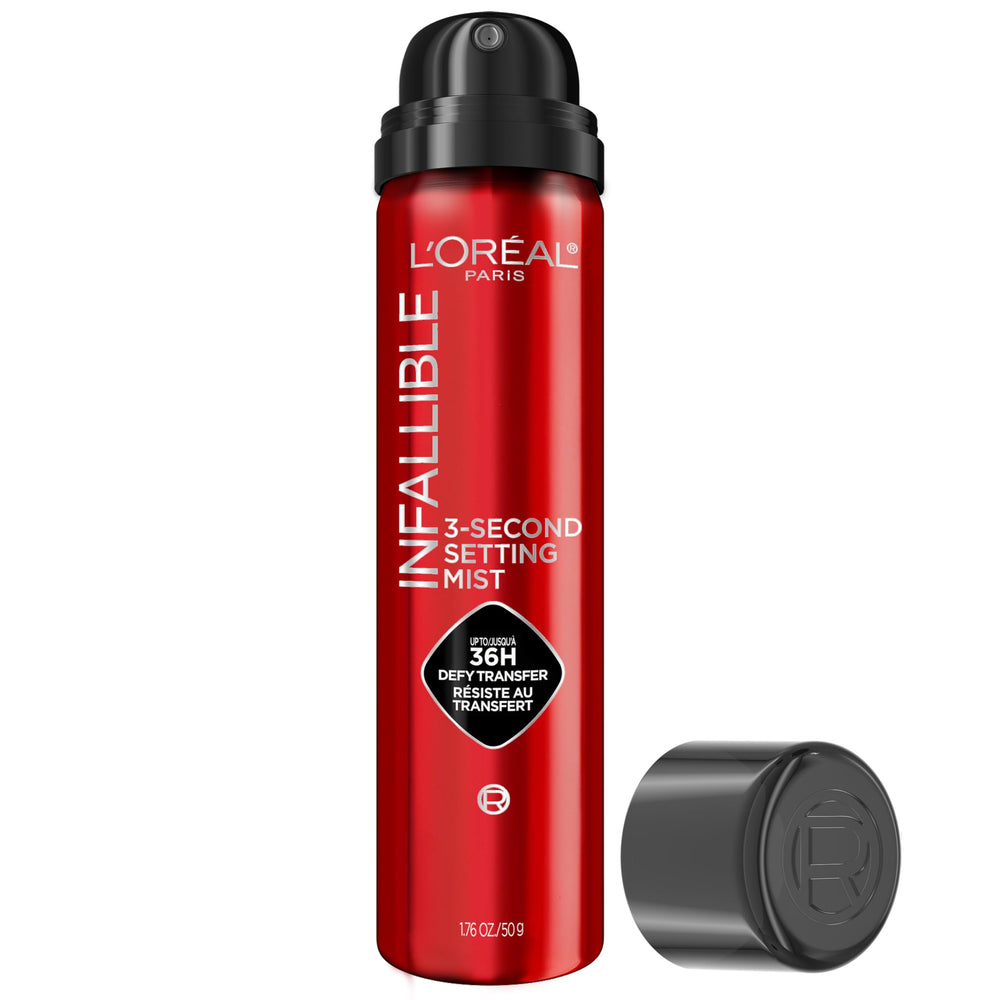 L'Oreal Paris front bottle view showing product branding and size benefits
